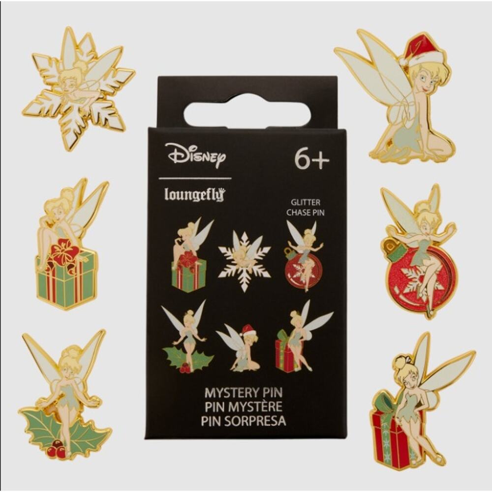 Loungefly Disney Peter Pan Tinker Bell Holiday Mystery Box Pin | NIB